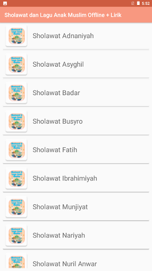 Sholawat & Lagu Anak Muslim Screenshot 2