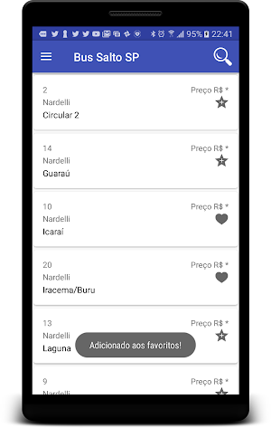 Salto SP Bus - Horários Screenshot 1
