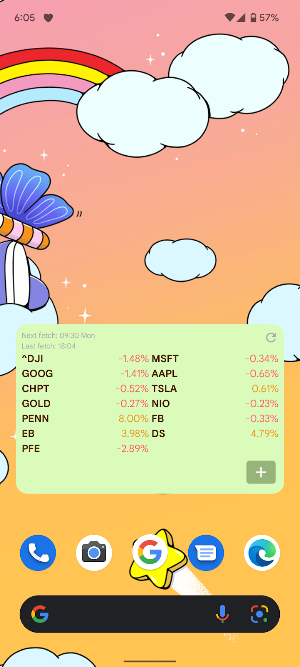 Stocks & crypto: Material You Screenshot 3
