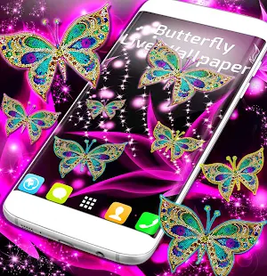 Live Wallpaper With Butterflies screenshot 1