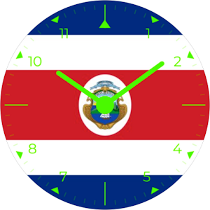 Costa Rica Analog Watch Face Screenshot 3