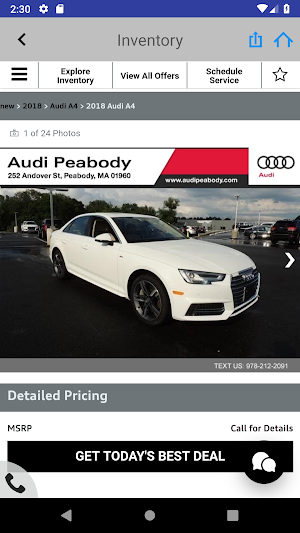 Audi Peabody Screenshot 3
