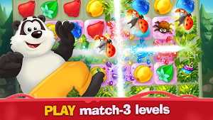 Match-3: Funny Toons Adventures Screenshot 0
