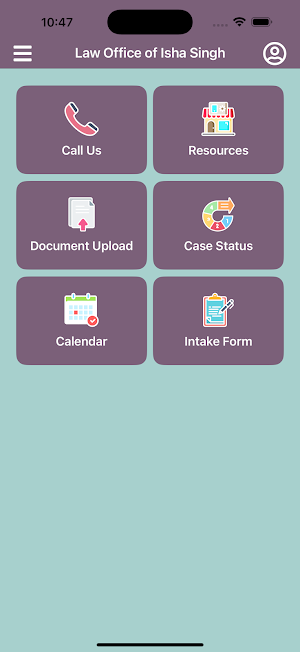 Isha Singh Law Firm Screenshot 0