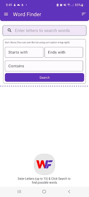 Word Finder Screenshot 0