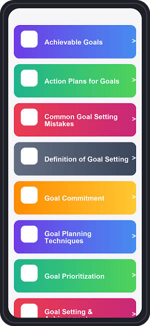 Goal Setting Trivia Quiz Screenshot 0