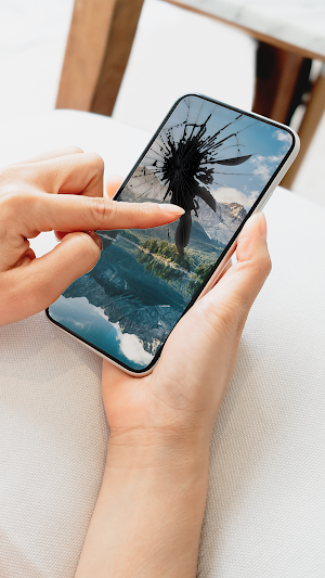 Broken Screen Prank Wallpaper Screenshot 3