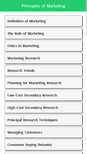 Principles of Marketing Screenshot 0
