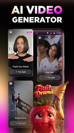 AI Photo Video Editor - Genva Screenshot 1