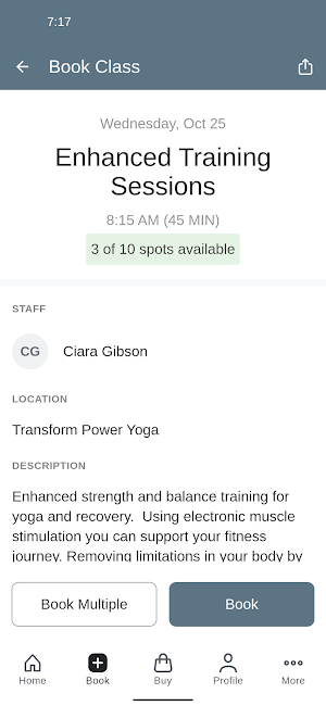 Transform Power Yoga Screenshot 2