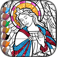 Glitter Angel Drawing Book