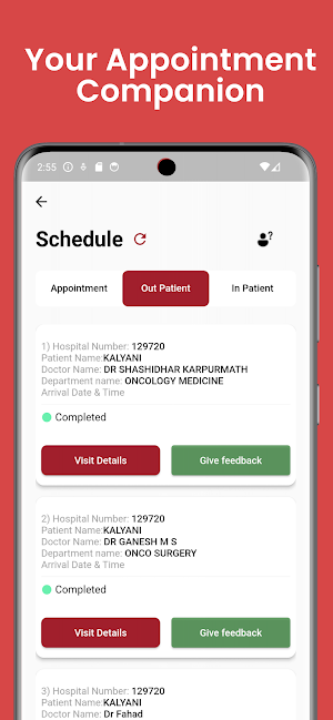 VSH Patient Screenshot 2