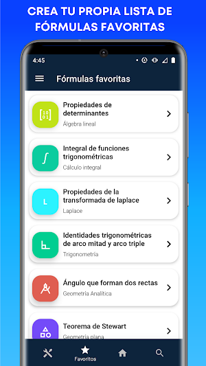 CalcuMathic: Formulas matemáticas gratis Screenshot 3