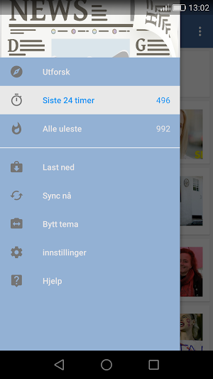 Norske nyheter Screenshot 0