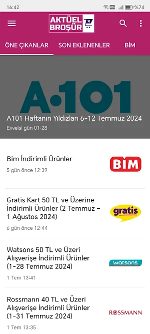 Aktüel Broşür Screenshot 0