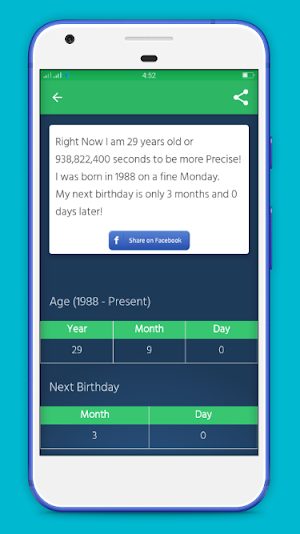 Hindi Age Calculator-  आयु की गणना Screenshot 1