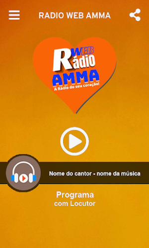 Rádio Web AMMA Screenshot 1