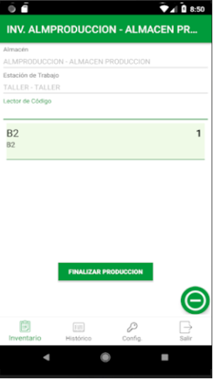 Prime ERP - Salida de Producci Screenshot 1
