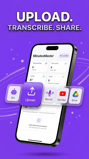 MinutesMaster: AI Notetaker Screenshot 0