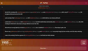 PadThai: Easy Calorie Tracker Screenshot 0