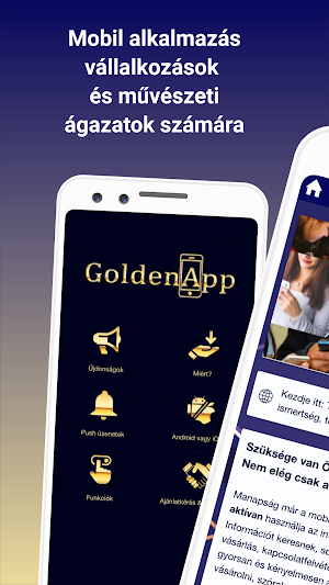 Goldenapp - Mobil alkalmazások Screenshot 0