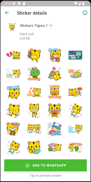 Stickers de Tigres Screenshot 1