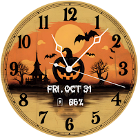 Halloween Pumpkin Analog Watch