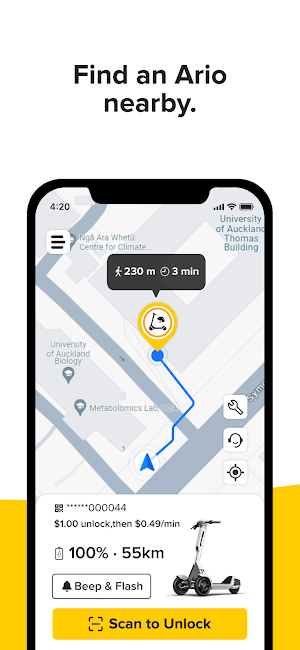 Ario | E-scooter Hire Screenshot 1