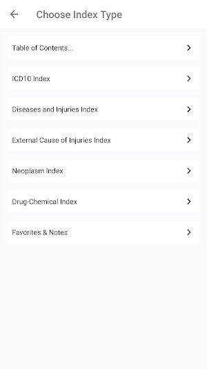 ICD-10-CM Codes App with 2020 Updates Screenshot 1