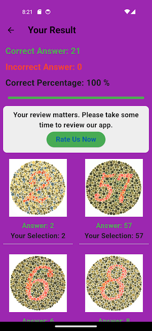 Color Blind Test Screenshot 3