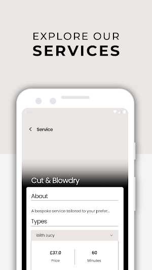 Lucy Whatnell Hairdressing Screenshot 2