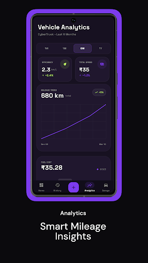 Fuel Log: Mileage Tracker Screenshot 3