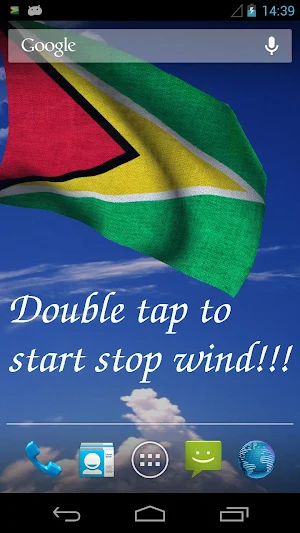 Guyana Flag Live Wallpaper Screenshot 0