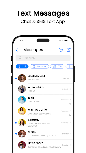 Text Messages Screenshot 2