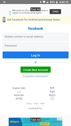 A1 browser Screenshot 2