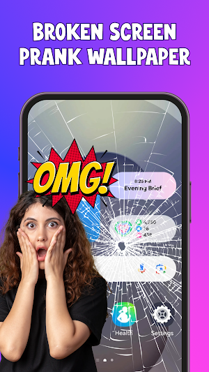 Crack Screen: Broken Prank Screenshot 0