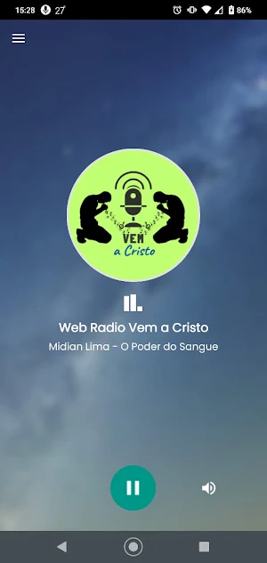 Web Radio Vem a Cristo Screenshot 1