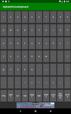 Alphabet Voice Keyboard Screenshot 3