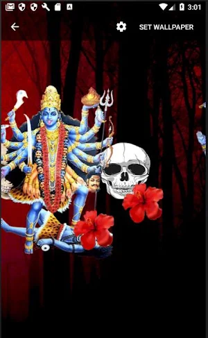 4D Kali Maa Live Wallpaper Screenshot 0