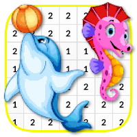 Sea Animals Color By Number