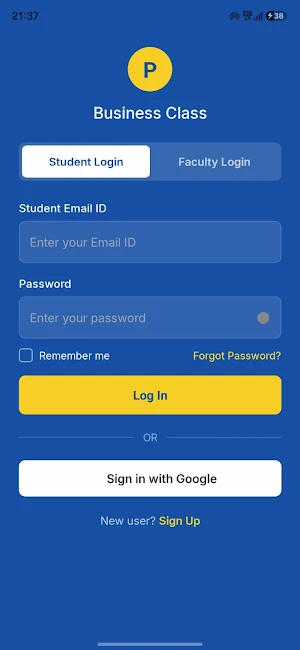 Business Class Screenshot 0