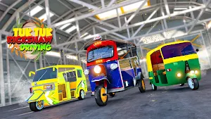 TukTuk Auto Rickshaw Taxi Game Screenshot 3