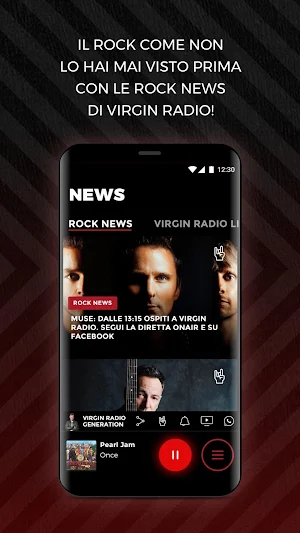 Virgin Radio Italy Screenshot 1