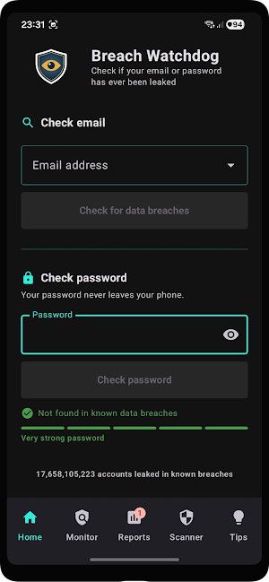 Breach WD: Data Breach Monitor Screenshot 0