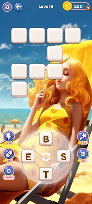 Word Cross Paradise - Puzzle Screenshot 2