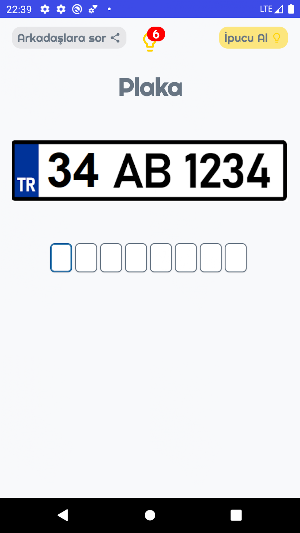 Plaka Quiz- 81 il Plaka Testi Screenshot 2