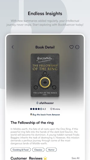 Bookfluencer - Audio Summaries Screenshot 3