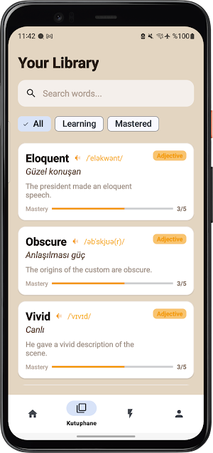 Linguist: AI Vocabulary Screenshot 2