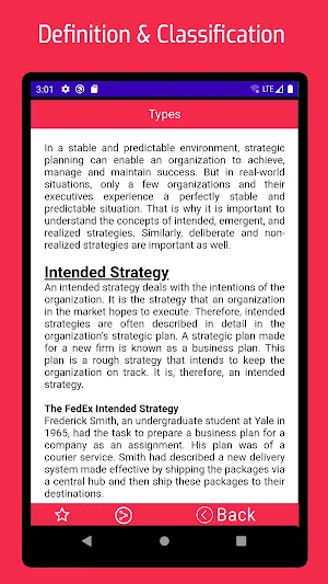 Strategic Management Screenshot 1