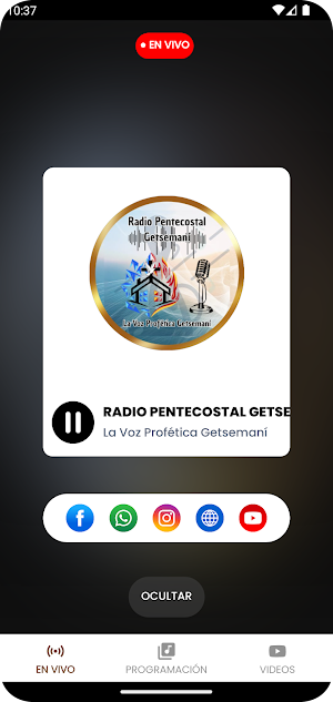 Radio Pentecostal Getsemani Screenshot 2